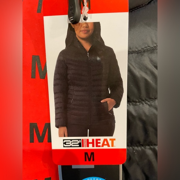 32 Degrees Ladies' Ultralight Packable Down Jacket Black NWT - Picture 6 of 8